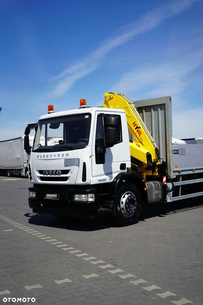 Iveco EUROCARGO / 180E25 / SKRZYNIOWY + HDS / HYVA HB 150 X / ROTATOR / WIDŁY / PILOT - 25