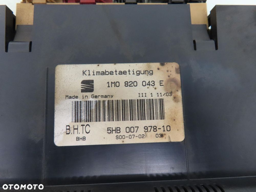 KLIMATRONIK SEAT TOLEDO II 1M0820043E - 4