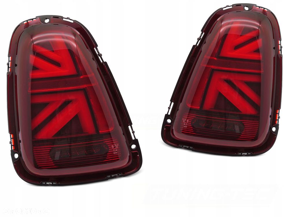 Lampy tyl kpl Vland Full Led Red Union Tuning Mini Cooper r56 r57 r58 r59 - 6