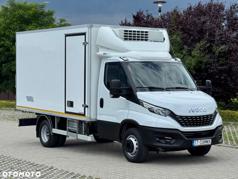 Iveco Daily‼️72C18‼️2021r 3.0 HI-MATIC Chłodnia/Mroźnia zakres -32C THERMO KING V-500 MAX Źródło Zasilania 400V Grube Ściany/Podłoga Przegroda komorowa‼️ Full LED na bliźniaku Salon Polska DMC7200kg - 5