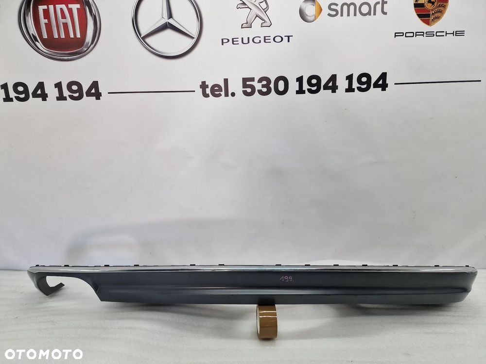 AUDI A4 B9 8W0 S-LINE KOMBI / SEDAN 15- DYFUZOR / SPOJLER ZDERZAKA TYLNEGO TYLNIEGO TYŁ + CHROM , NR 8W0807521G , NR AUKCJI DT199 - 1