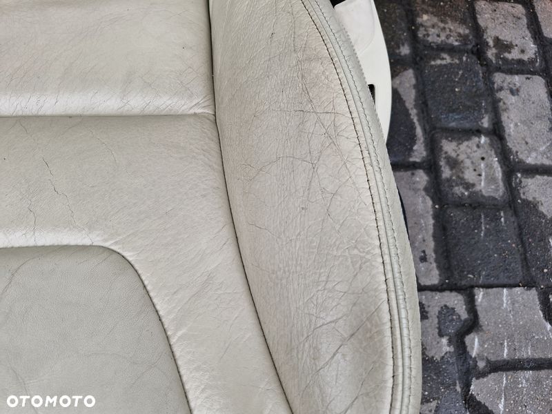 volvo s60 2 ii fotel kierowcy lewy przód przedni skóra jasna uk - 6