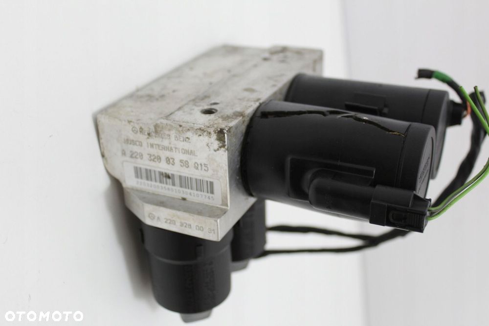 Blok zaworów ABC Mercedes SL R230 SL500 W215 W220 A2203200358 A2203280031 - 6