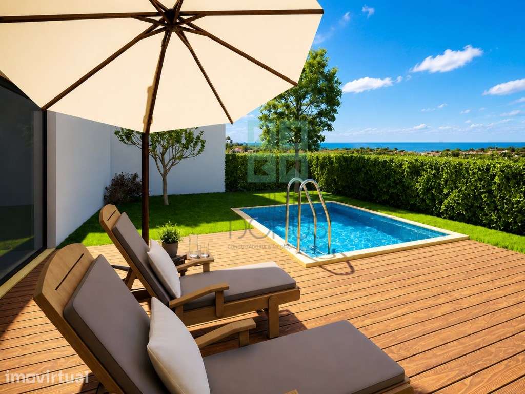 Nova moradia T3 com piscina, vistas mar, junto praias, em Santa Cru... - Grande imagem: 5/51