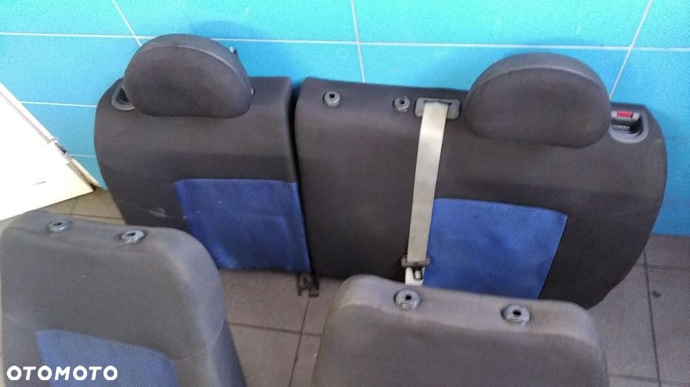 FOTELE OPARCIE OPEL CORSA C NIEBIESKIE - 2