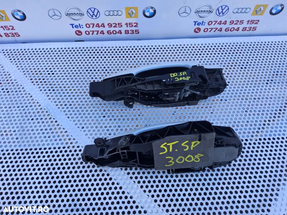 Mâner exterior Peugeot 3008 an 2016-2024 mânere fata Keyless stanga dreapta spate Peugeot 3008 II - 5