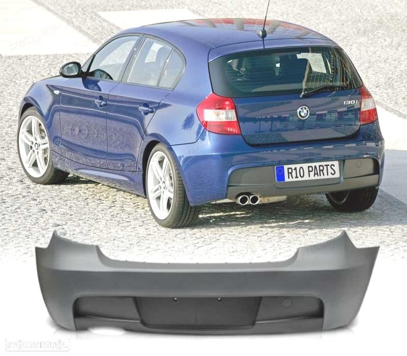 PÁRA-CHOQUES TRASEIRO BMW E87 E81 04-11 SEM PDC LOOK M - 1