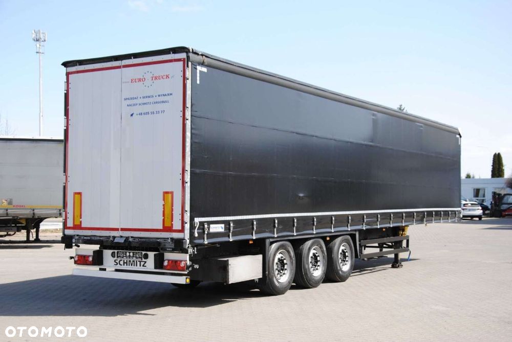 Schmitz Cargobull SCS kurtyna, podnoszona oś - 4
