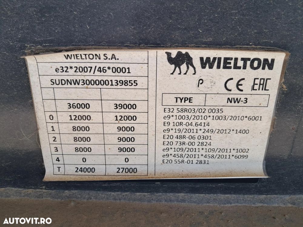 Wielton NW 3 BASCULABILA CEREALE - 12