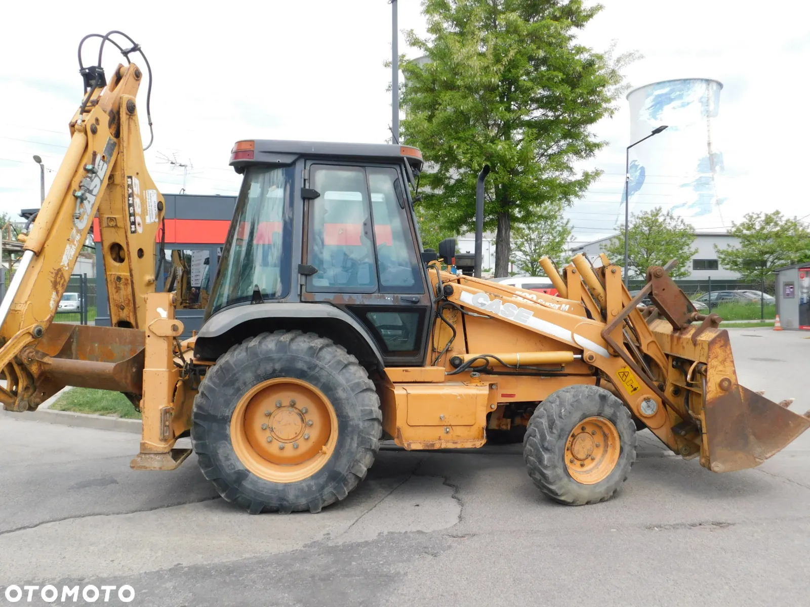 Case 580 SM łyżka krokodyl teleskop widły - 2