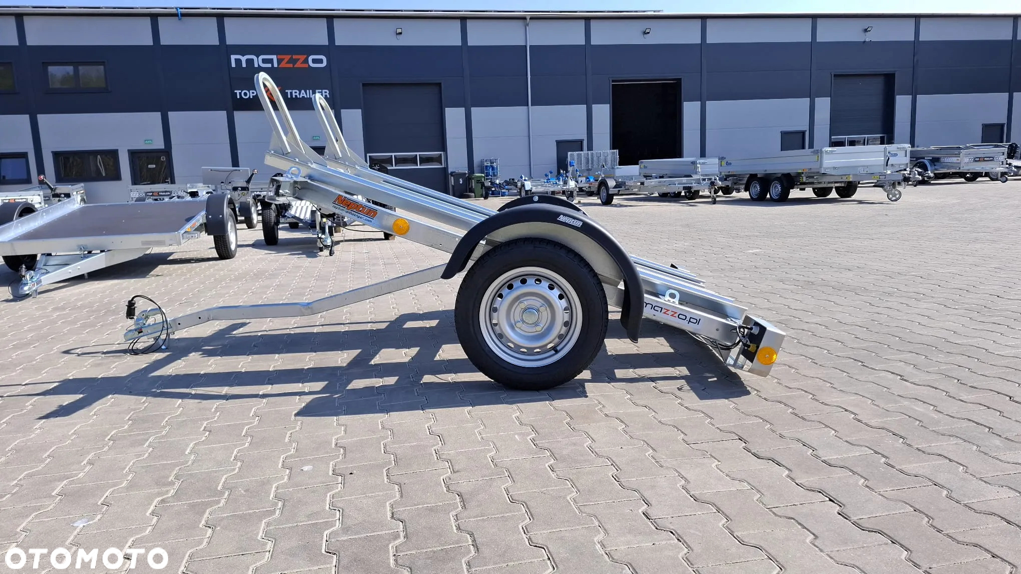 Neptun GN064 DOSTAWA Przyczepka na dwa motocykle 225x130 DMC 750kg UCHYLNA motocyklowa MOTO - 8