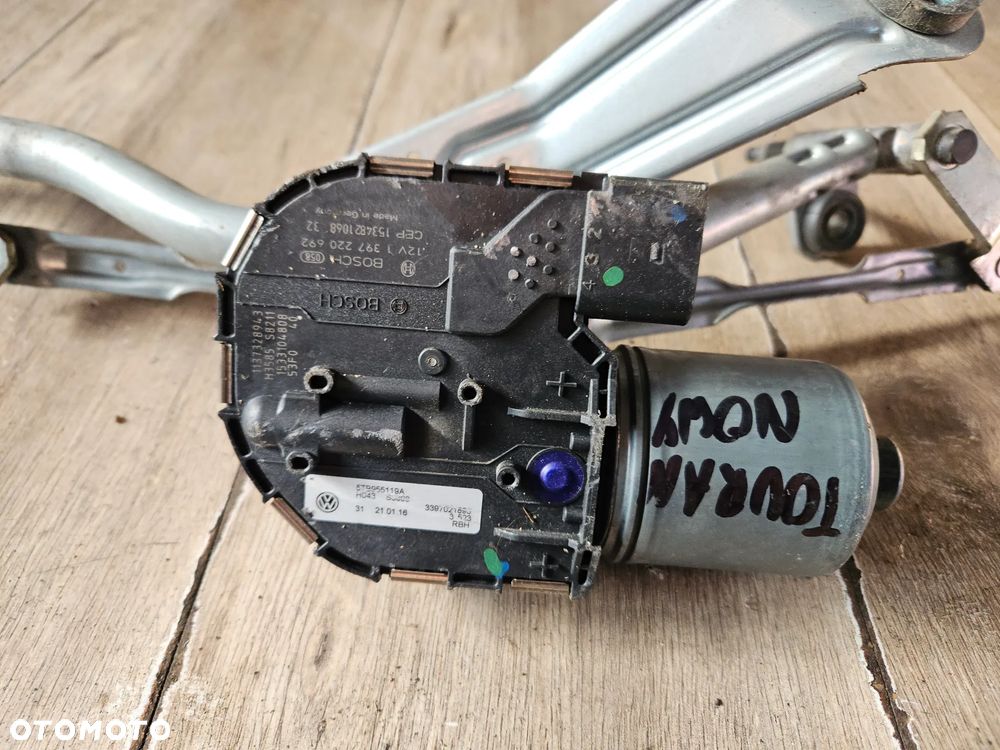 Silniczek mechanizm wycieraczek VW Touran 5T III 2016r Europa 5TB955023A 5TB955119A - 4