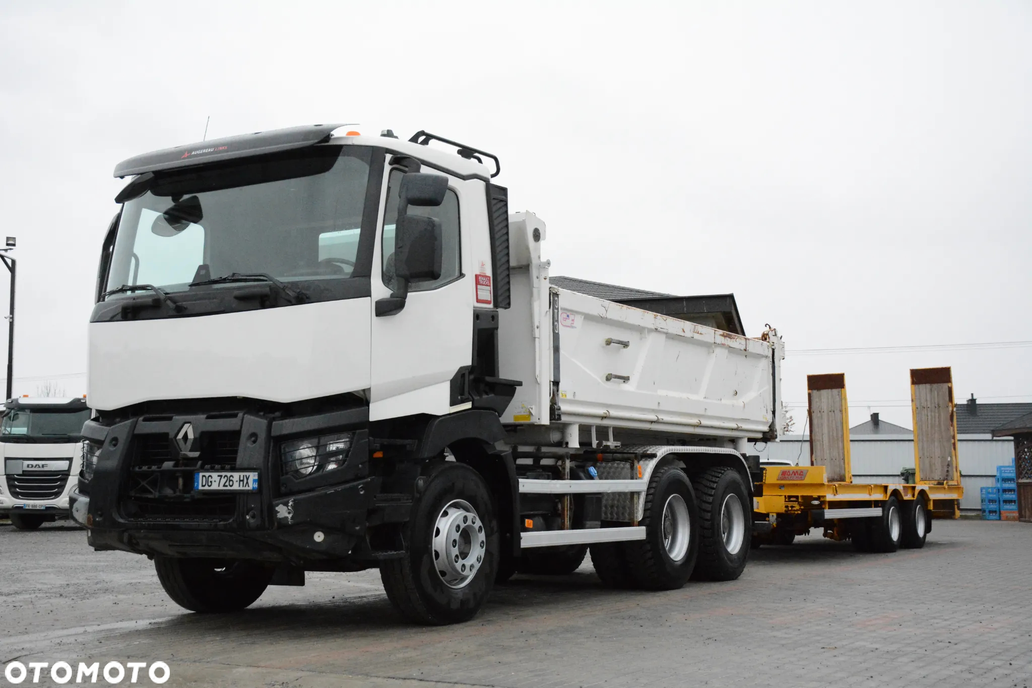 Renault C380 + przyczepa niskopodwoziowa AMC / 6x4 / 2014r / Hydroburta - 18