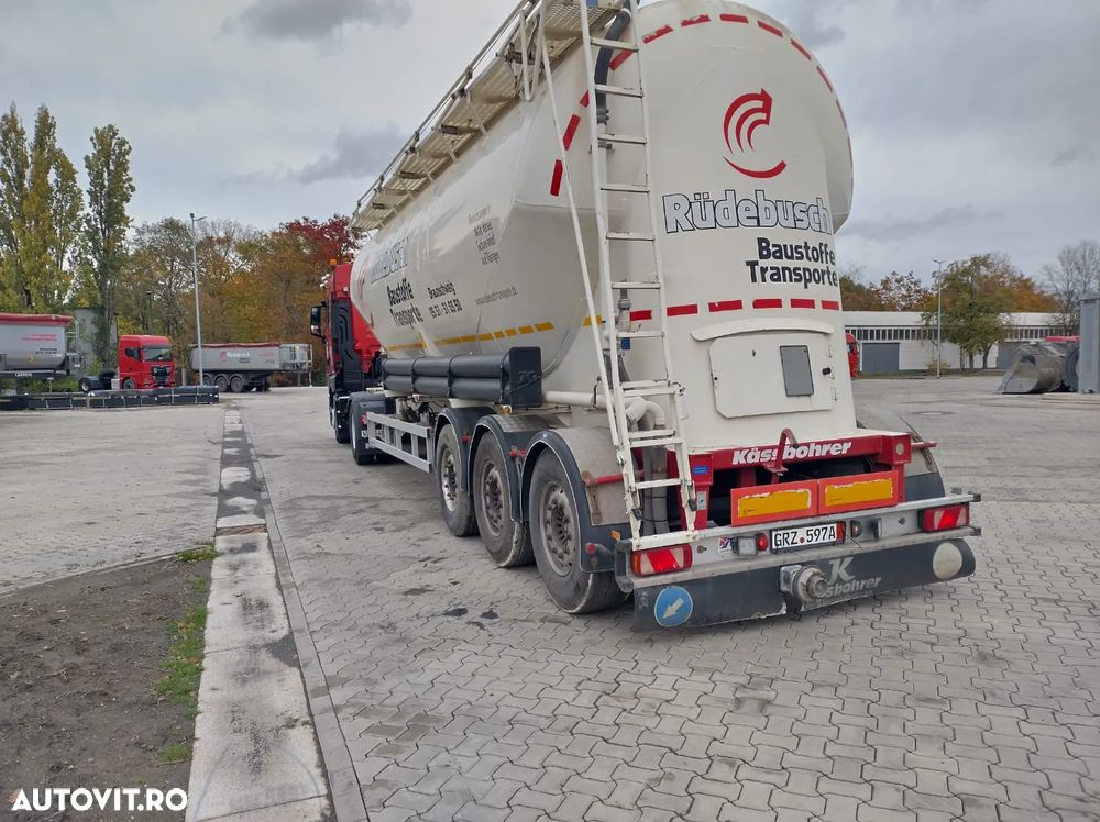 Kaessbohrer Trans CIMENT, 2017, 39mc, Propiu 5,1t, Jante aluminiu, picioare sprijin, Carte identitate RAR, rulat doar in GERMANIA, posibilitate leasing 2 ani-PROMOTIE 29.900 EUR+Tva - 1