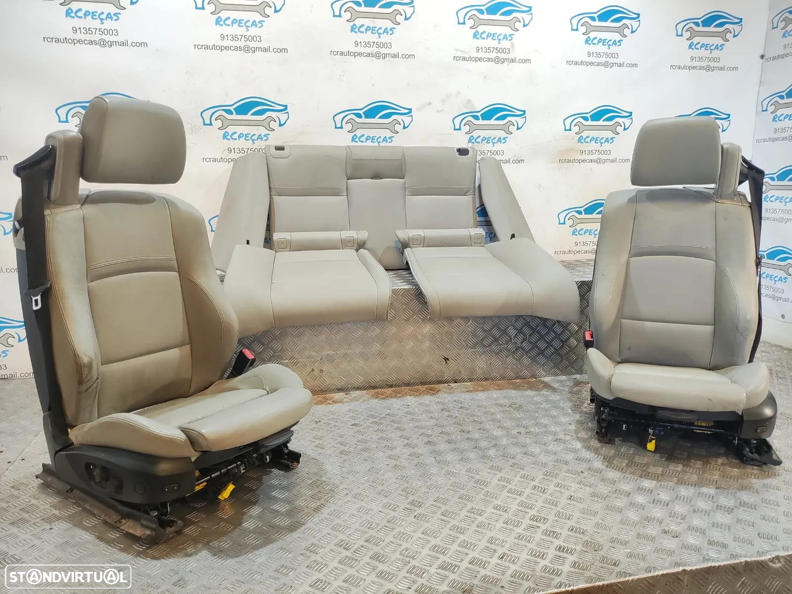 Bancos Elétricos Pele Pack M BMW Serie 3 E93 Cabrio 2007 –  2013 - 3