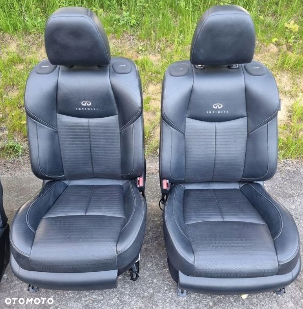 KOMPLET FOTELE FOTEL WNĘTRZE KANAPA SKÓRA INFINITI Q70 EUROPA BOSE - 3