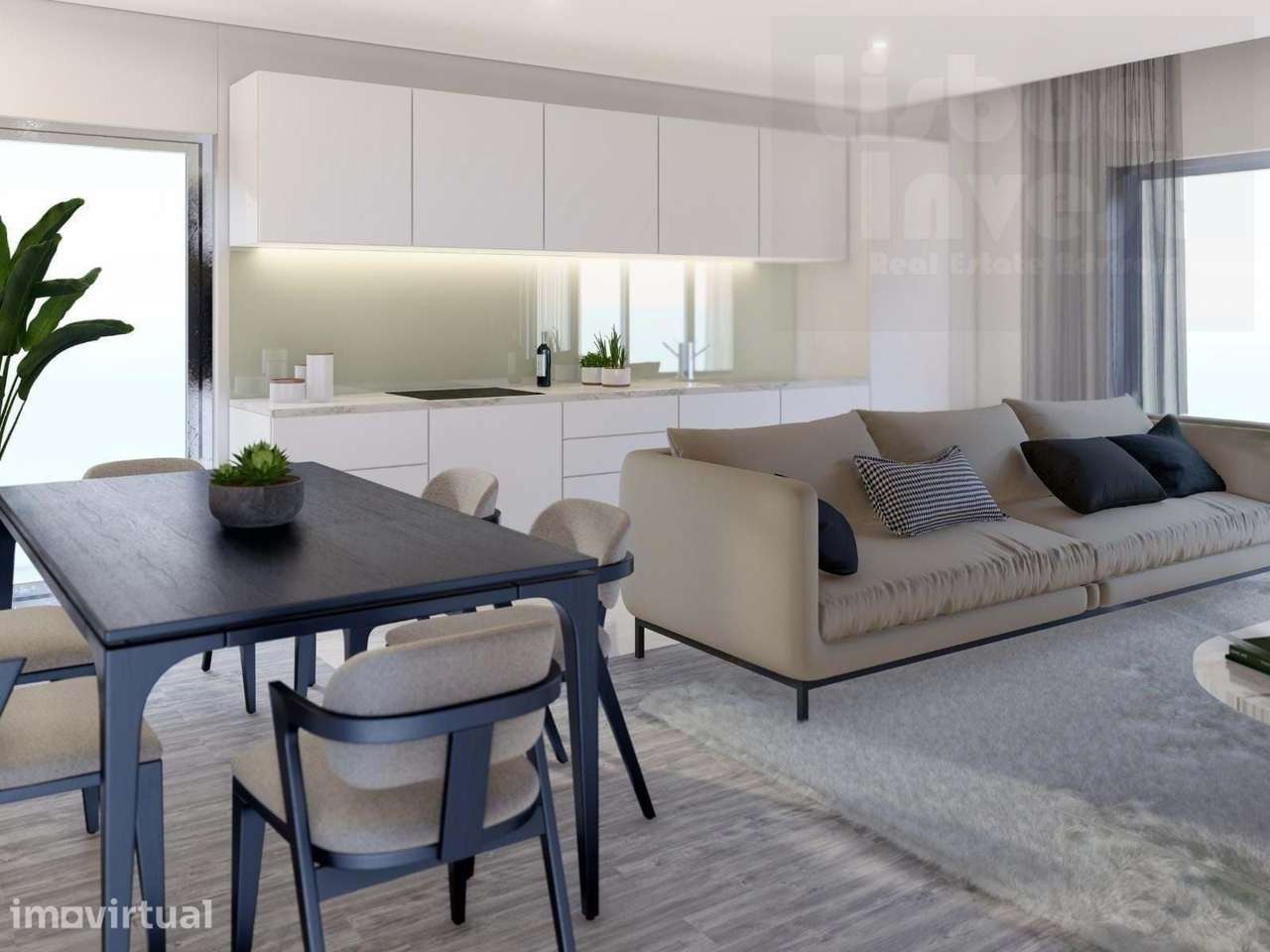 Apartamento T2 Novo a poucos passos da Praia - Grande imagem: 3/12