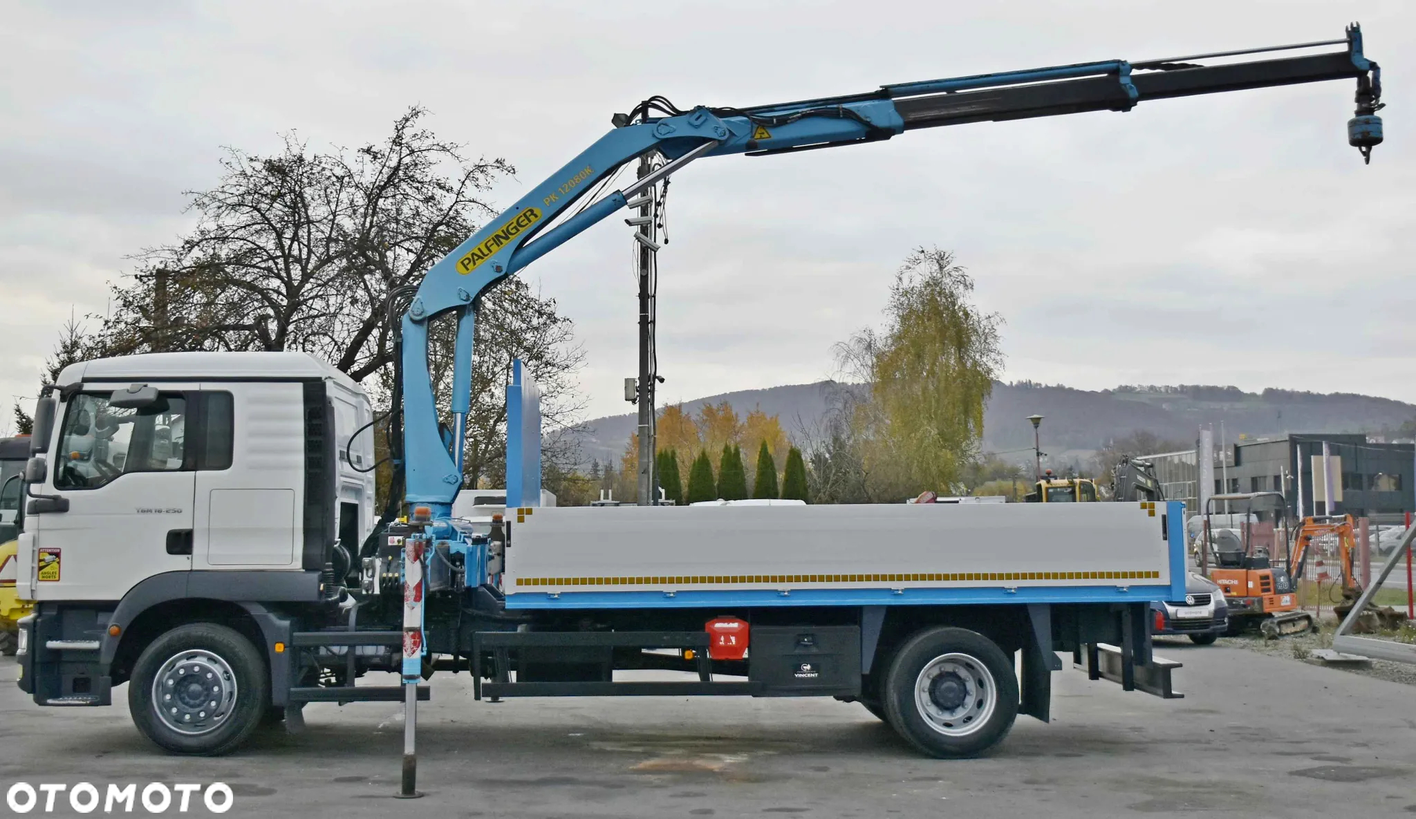 MAN TGM 18.250 SKRZYNIA 4,80m * PK 12080 KA + PILOT - 5