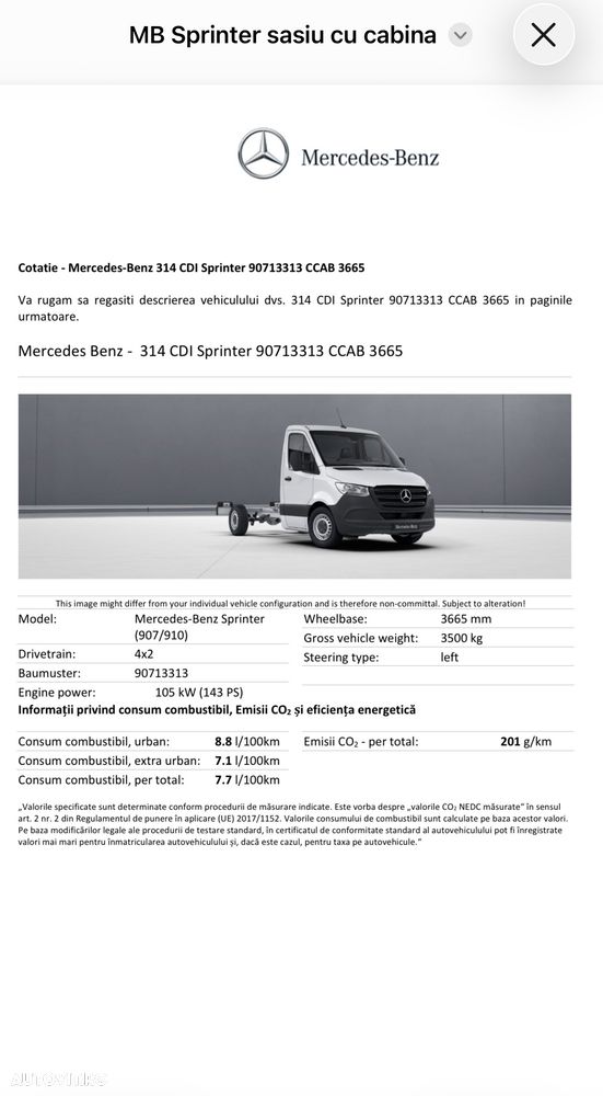 Mercedes-Benz 314 CDI Sprinter - 7