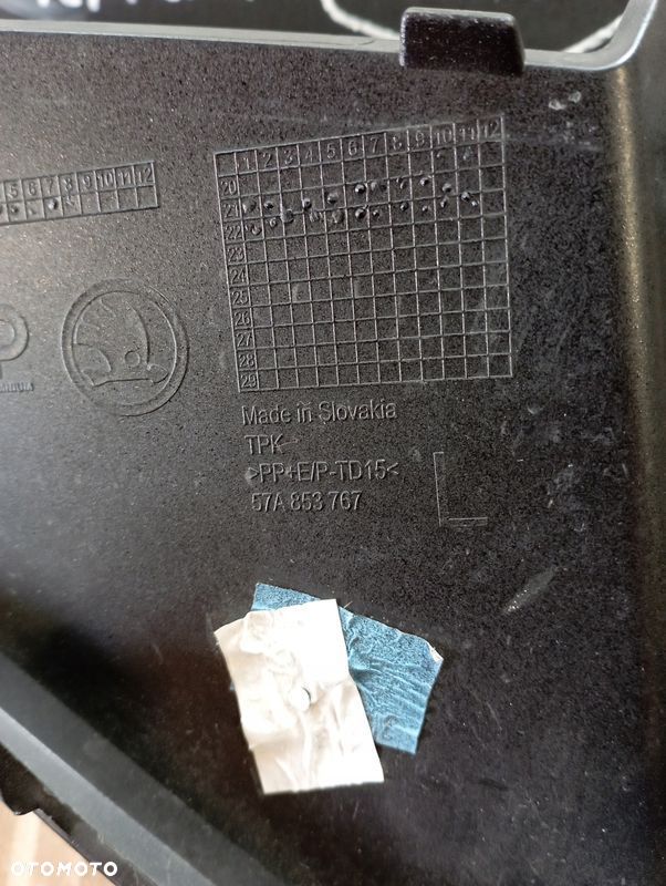 SKODA KAROQ KRATKA ZDERZAKA PRZÓD LEWA 57A853767 - 3