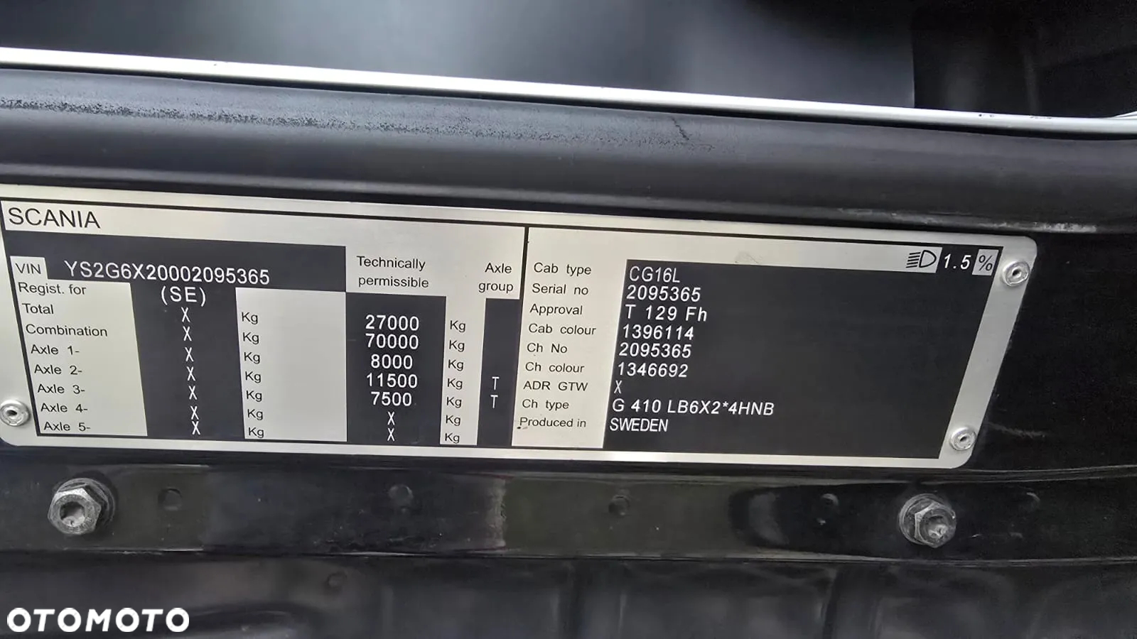 Scania G410 6x2 bez EGR do zabudowy laweta beczka asenizacyjna mleko niski przebieg! świeżo sprowadzona! idealny stan! - 13
