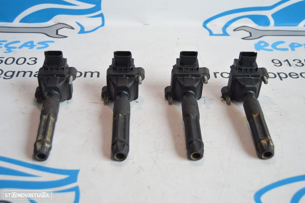 BOBINE BOBINES IGNIÇÃO ORIGINAL 0986221007 A0001502880 MERCEDES BENZ CLASS C W203 C200 KOMPRESSOR 163CV M111955 CLK C208 - 12