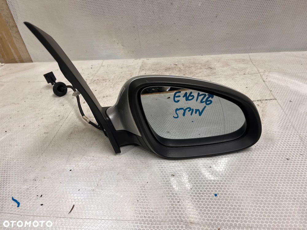 LUSTERKO PRZOD PRZEDNIE ELEKTRYCZNE PRAWE OPEL ASTRA J IV Z176 SREBRNY 5PIN - 4