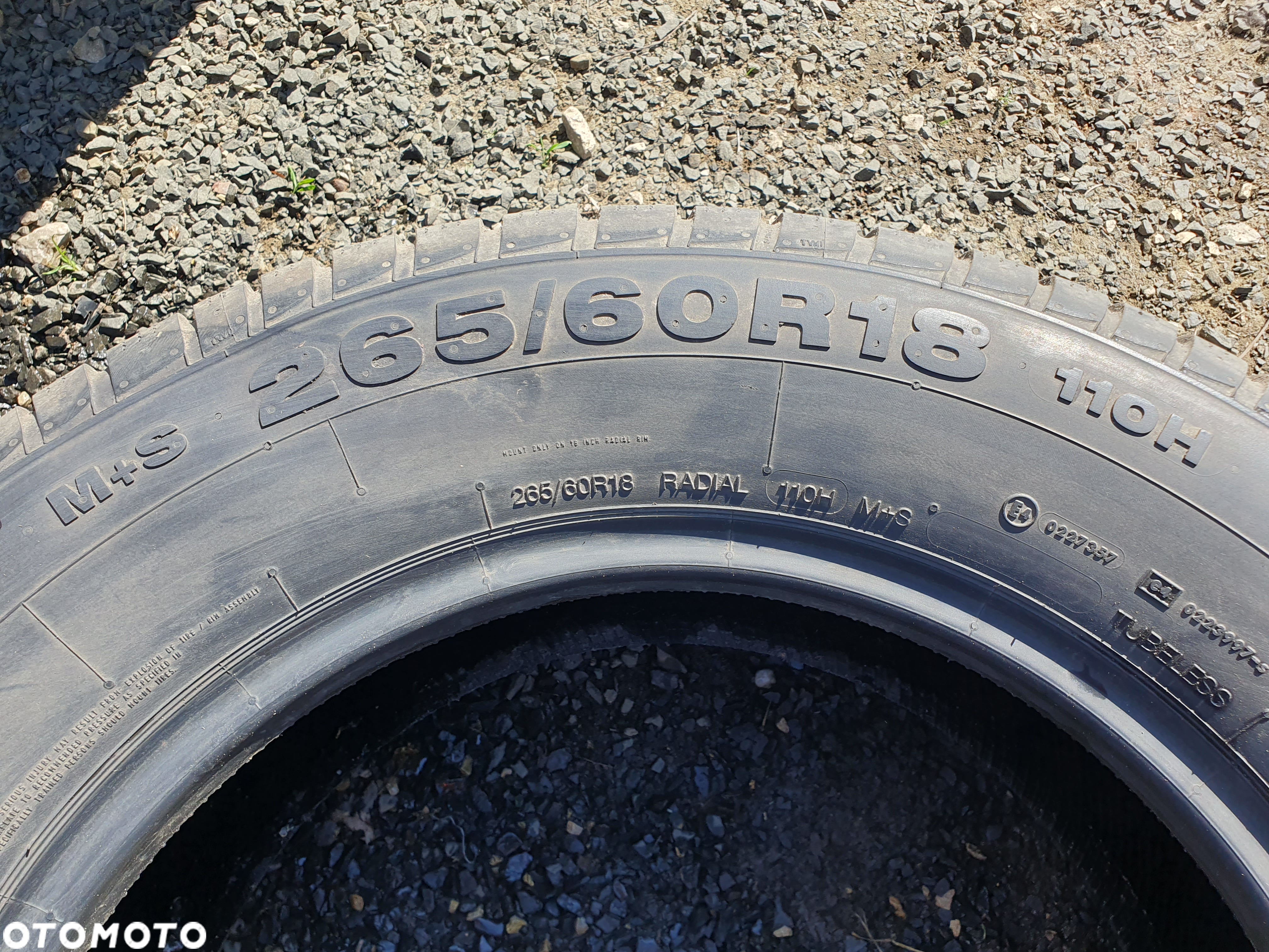 4x OPONY ZIMOWE CONTINENTAL 4x4 WINTER CONTACT 265/60/R18 KOMPLET 4 SZTUKI 2012r - 3