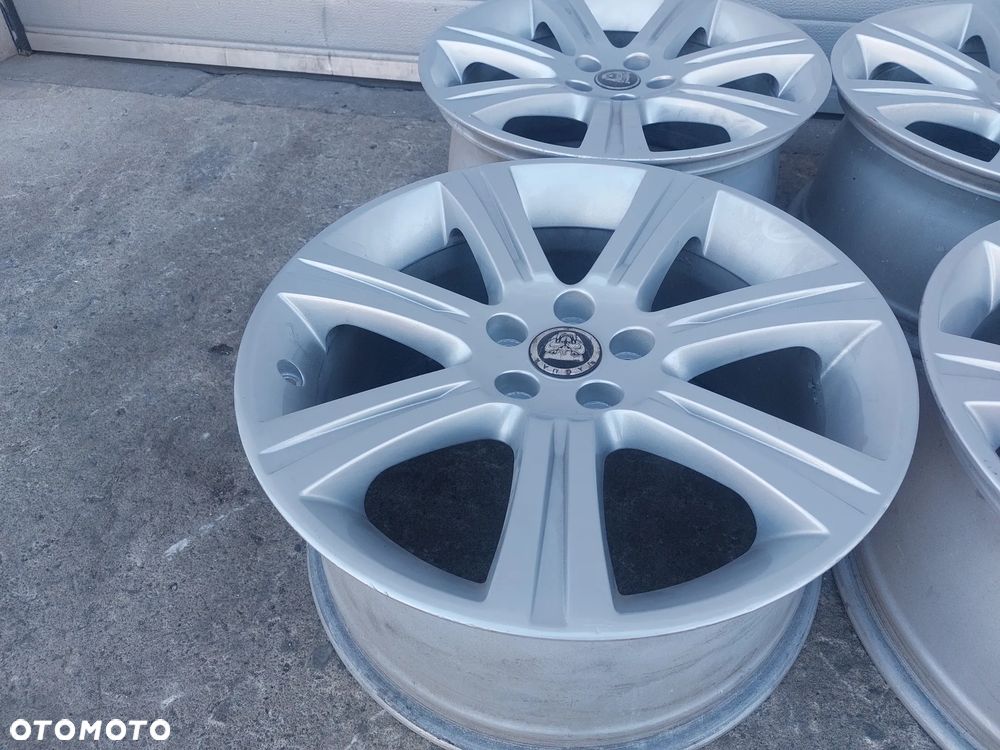 JAGUAR XF S-TYPE F PACE XE FELGI ALUMINIOWE R18 8.5J ET49 5X108 OE JAGUAR 6W83-1007-AB PROSTE! - 8