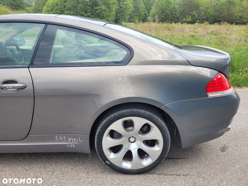 ĆWIARTKA BŁOTNIK LEWY TYŁ TYLNA BMW E63 440 STRATUS METALIC ORG LAKIER