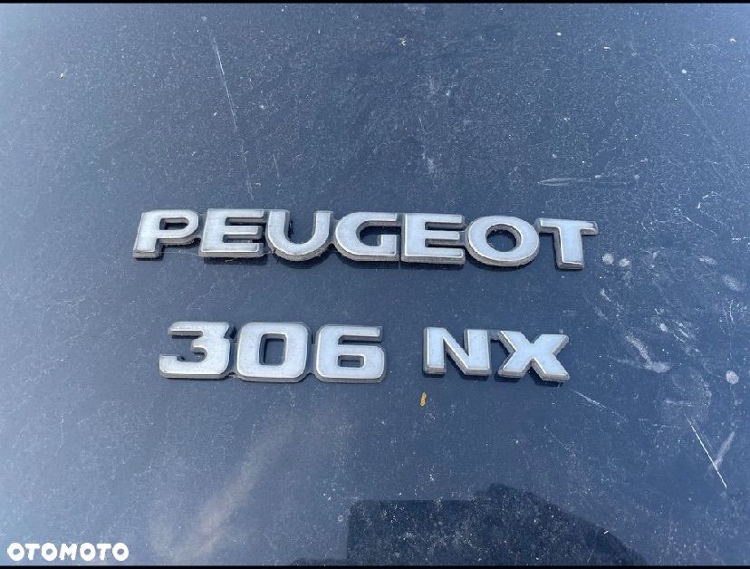 Emblemat znaczek napis peugeot 306 NX - 1