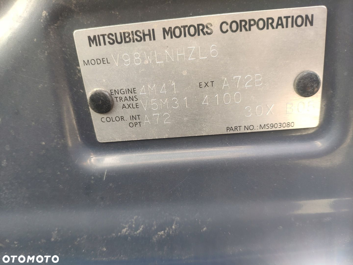 MITSUBISHI PAJERO 4 IV 3.2 DI-D 2007- BELKA POD SILNIK SANKI KOŁYSKA WÓZEK - 6