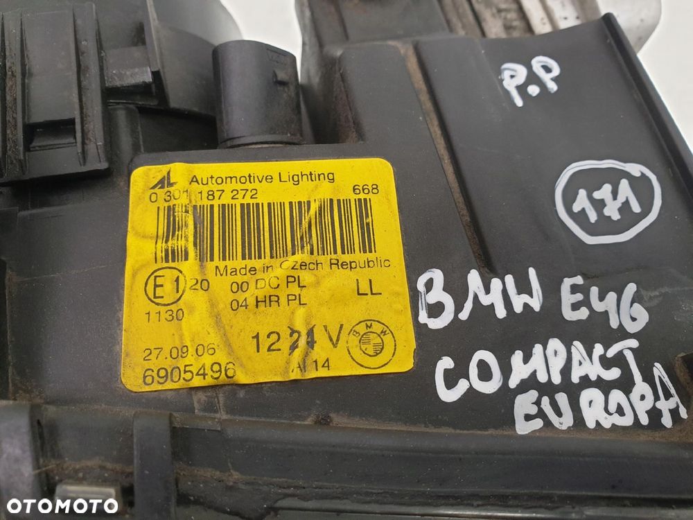 LAMPA PRAWA BMW E46 Compact XENON PRZEDNIA przód - 3