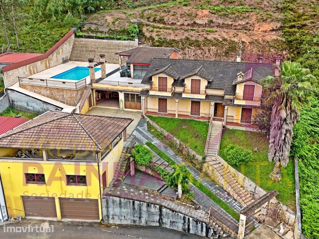 Moradia T8 com piscina, salão de jogos e 1120 m² de terreno em Pena... - Grande imagem: 4/26