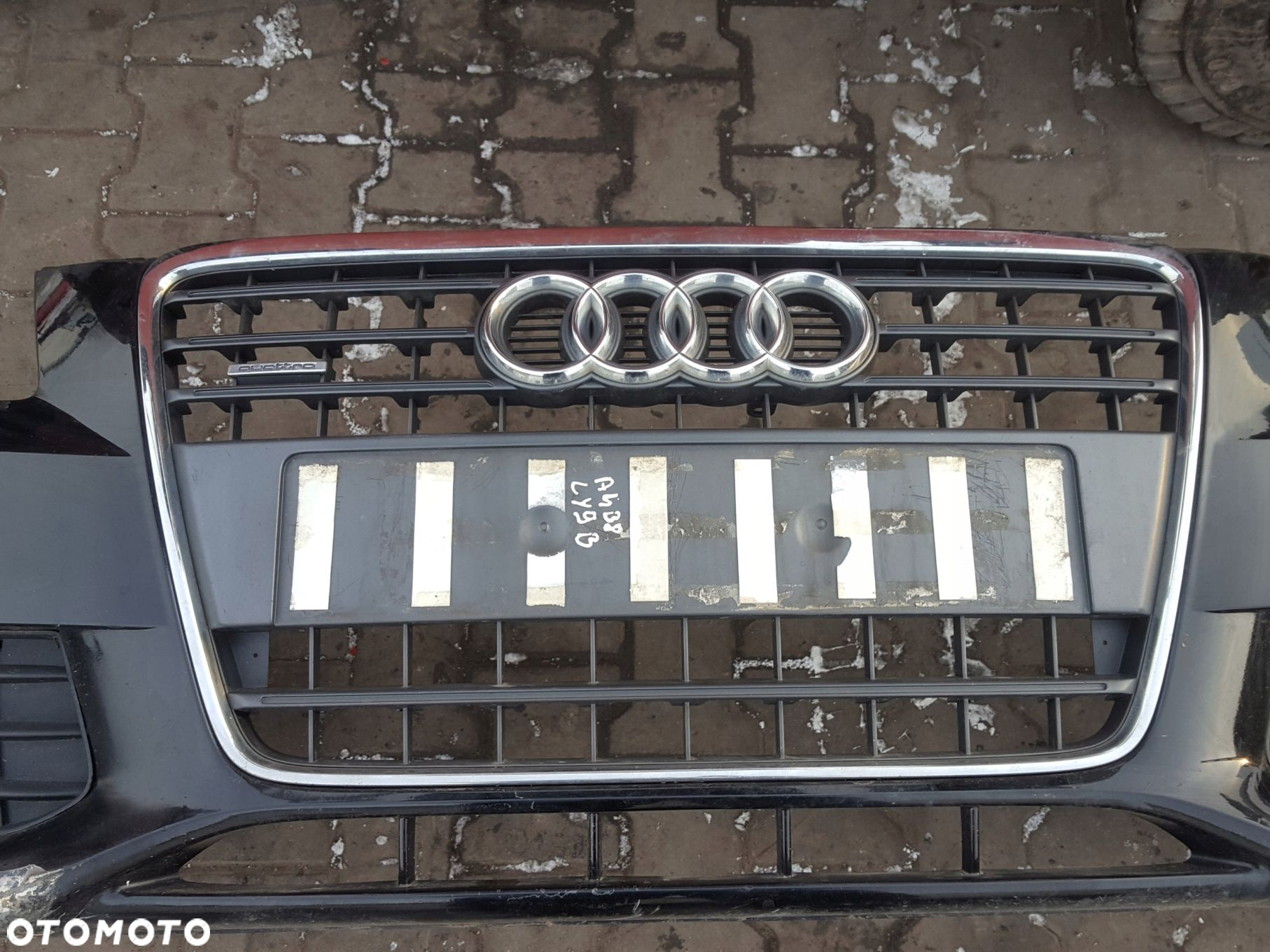 AUDI A4 B8 08-11r ZDERZAK PRZÓD PRZEDNI GRILL - 6