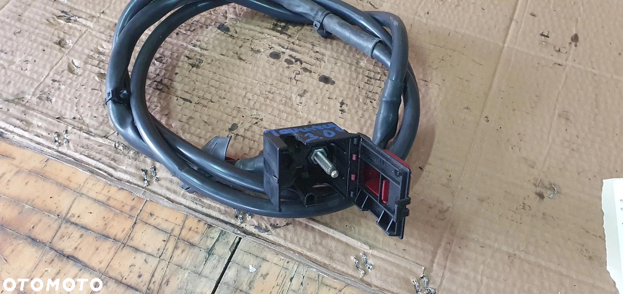 Klema plusowa kabel przewód VW Touareg 7L0937401B 7L6971227C - 5