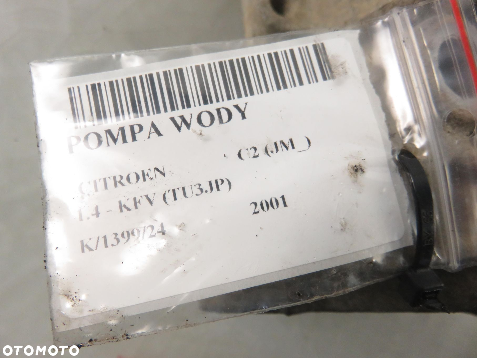 POMPA WODY CITROEN C2 (JM_) 1.4 - KFV (TU3JP) 9646075210 - 4