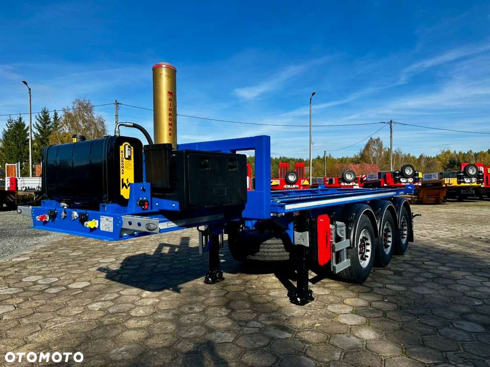 Inny MEGA TRAILERS - naczepa do przewozu kontenerów z wywrotem! z własną hydrauliką wywrotu! - 22