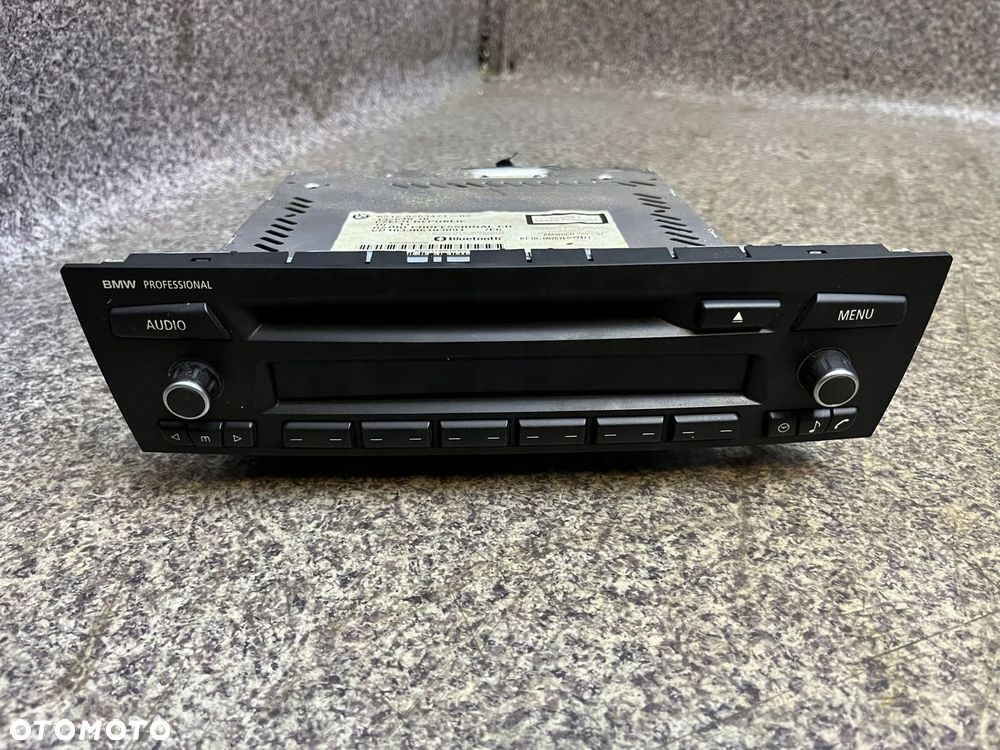Radio radioodtwarzacz CD PROFESSIONAL BMW E84 X1 ORYGINAL BDB - 1