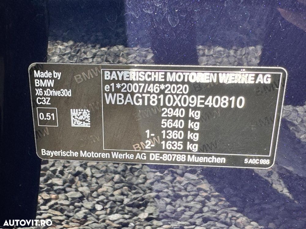 BMW X6 2020 — imagine 5