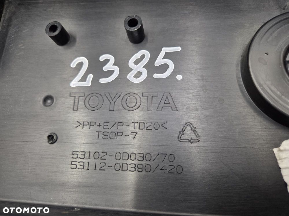 Toyota Yaris III P13 hybryd lift od14r 53102-OD030/70 atrapa gril kratka środkowa zderzaka przód - 11