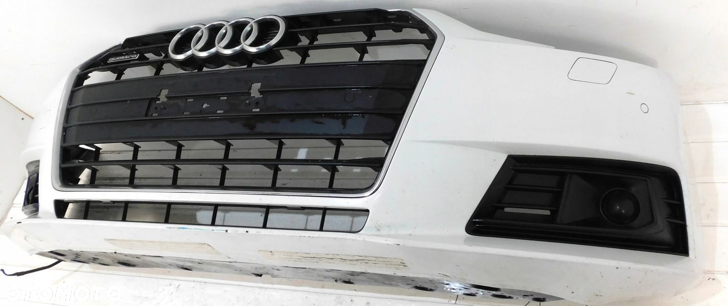 AUDI A4 B9 8W KOMPLETNY PRZÓD ZDERZAK LAMPY MASKA PAS LS9R RADARY - 10