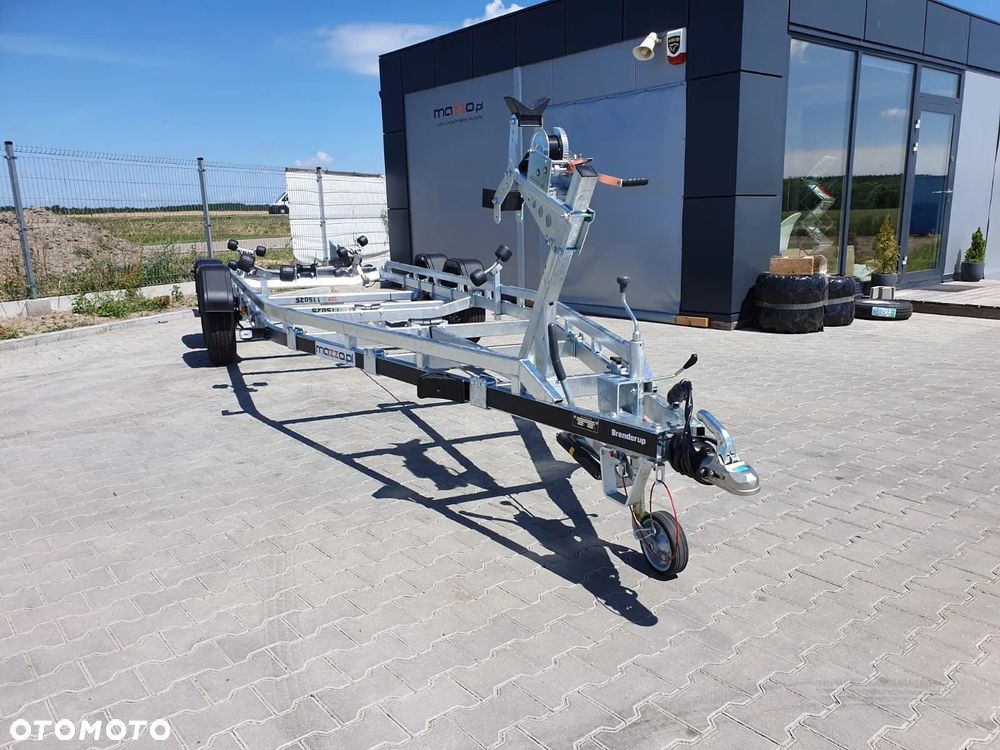 Brenderup Przyczepa pod łodziowa na rolkach 7 m DMC2500kg łożyska wodoodporne MOCNA I SOLIDNA PRZYCZEPA PODŁODZIOWA - 11