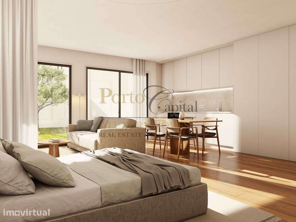 T0 NOVO EM MATOSINHOS - MODERNIDADE, CONFORTO E EXCLUSIVIDADE POR 2... - Grande imagem: 2/20