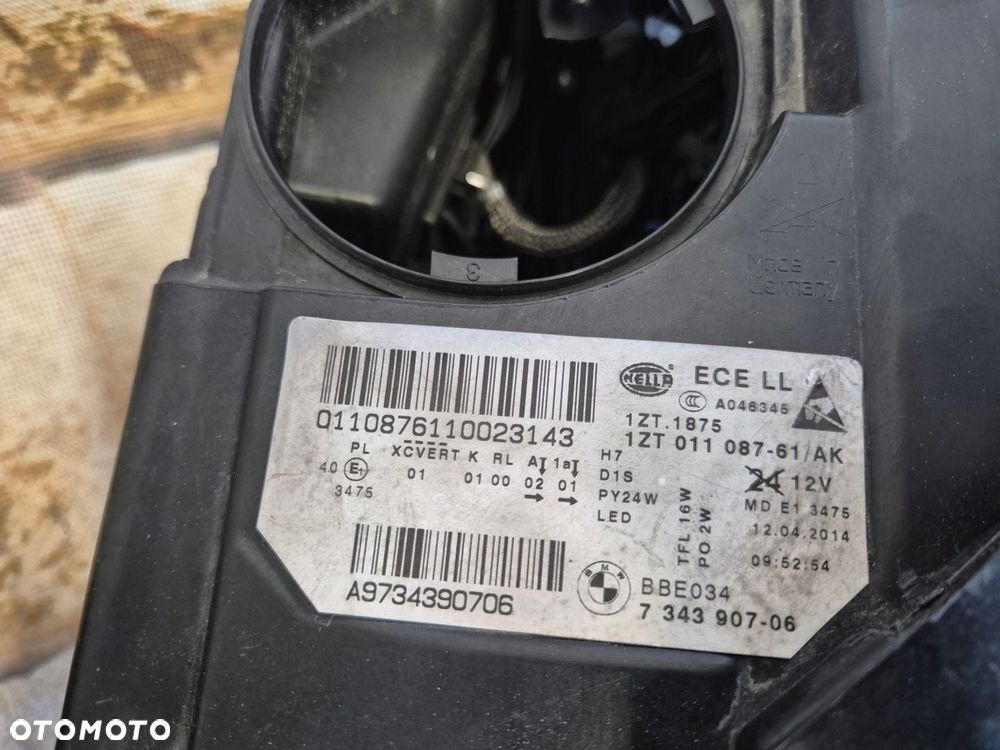 bmw 5 f10 f11 lift lci xenon skrętny dynamic europejsie lewa lub prawa - 5