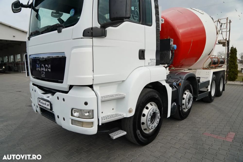 MAN TGS 32.400 / 8x4 / BETONIERĂ LIEBHERR / BETONIERĂ 9 M3 / JANTE DIN ALIAJ / EURO 5 - 10
