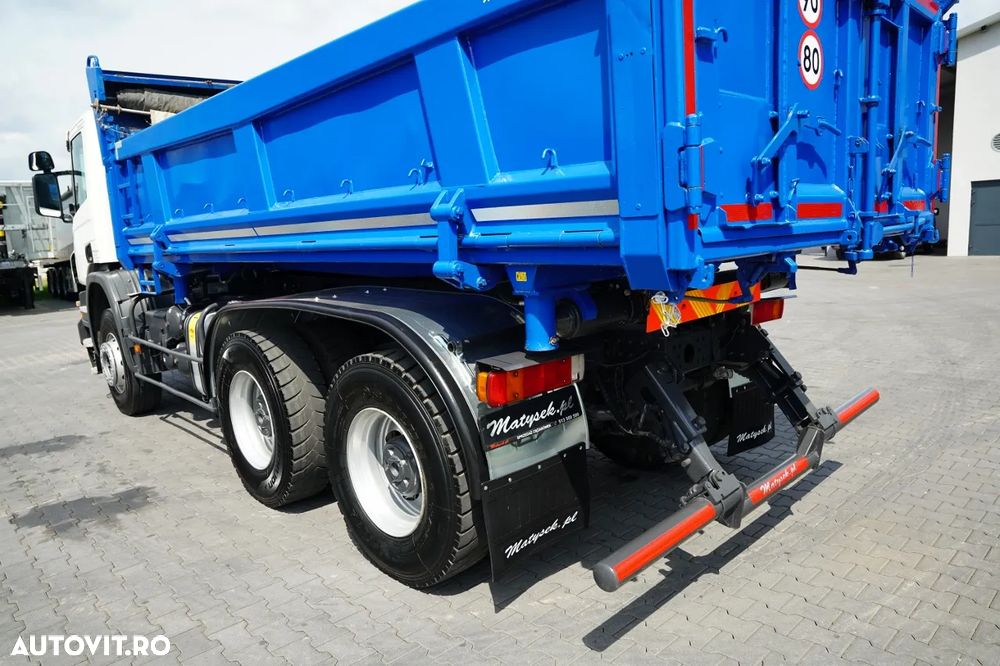 Scania P 380 / 6x4 / WYWROTKA DWU-STRONNA / HYDROBURTA / BOARDMATIC / MANUAL / - 20