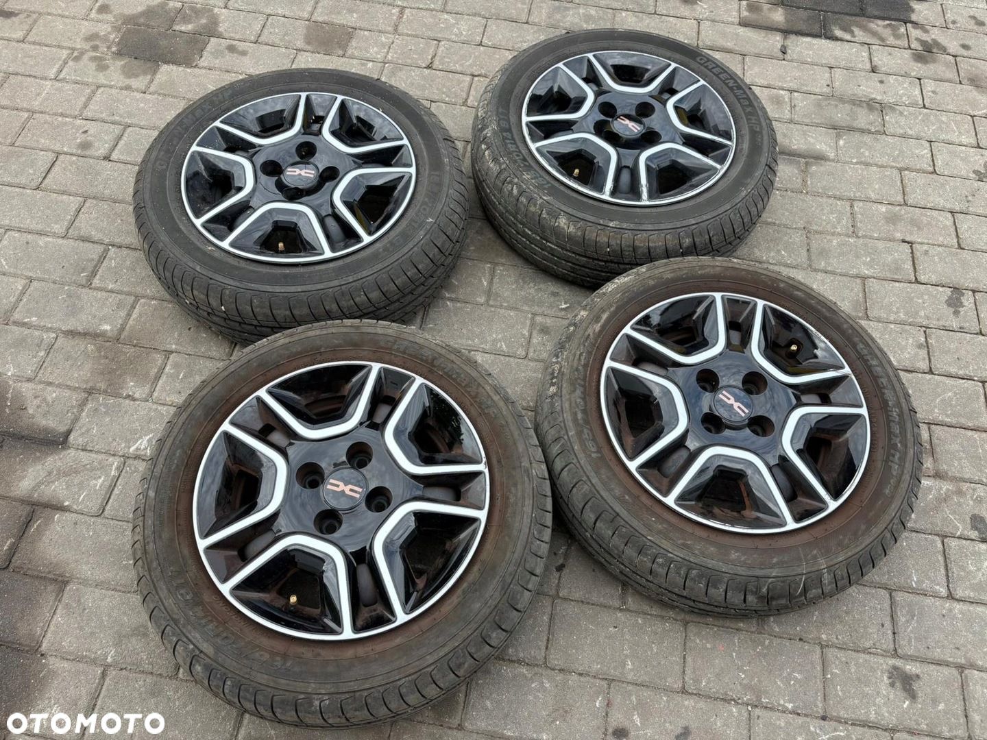 DACIA SPRING FELGI STALOWE KOŁA OPONY LATO R14 4x100 KAPSLE - 1