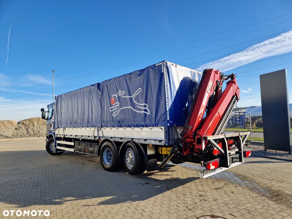 Scania G450/ ZABUDOWA 7.7m/ HDS HIAB XS122 HIDUO Sterowanie Radiowe/ SKRETNA OŚ WLECZONA/ CAŁY NA PODUSZKACH/ PO ZŁOTYM KONTRAKCIE - 9