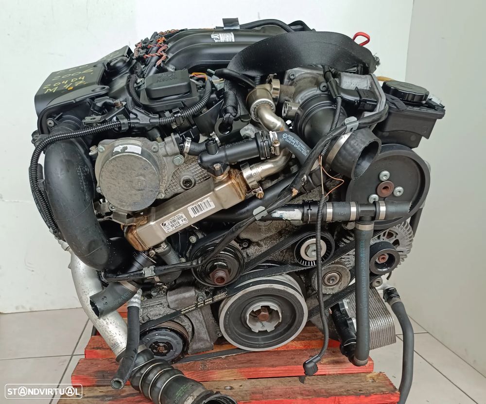 Motor bmw 520D 163cv E60 E61 2.0D M47 204d4 caixa velocidades 6HP19 - 2